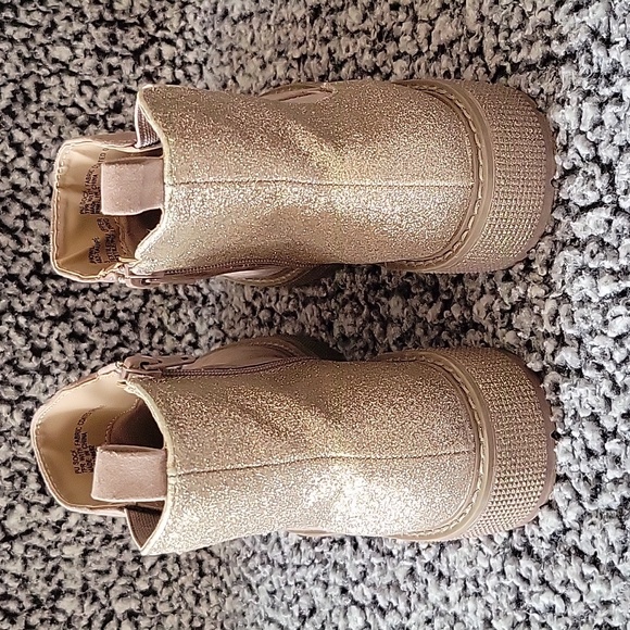 Steve Madden Girls Glitter Chelsea Boots Size 5 Big Girl - Picture 5 of 9